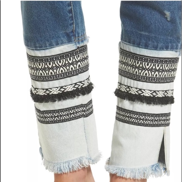 New blank nyc embroidered Aztec jeans miss Molly - Picture 3 of 5